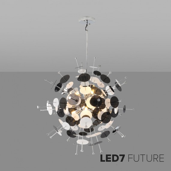 Loft Industry Modern - Hot Sun 19 Chandelier